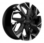 Легковой диск Khomen Wheels KHW1508 6x15 4x100 ET46 54,1 Black-FP