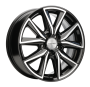 Легковой диск Khomen Wheels KHW1706 7x17 5x108 ET40 54,1 Black-FP